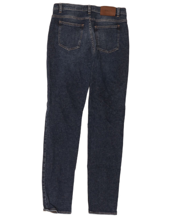 Trussardi Damen Slim Jeans IT 44 Medium W30 L32 Marineblau Baumwolle