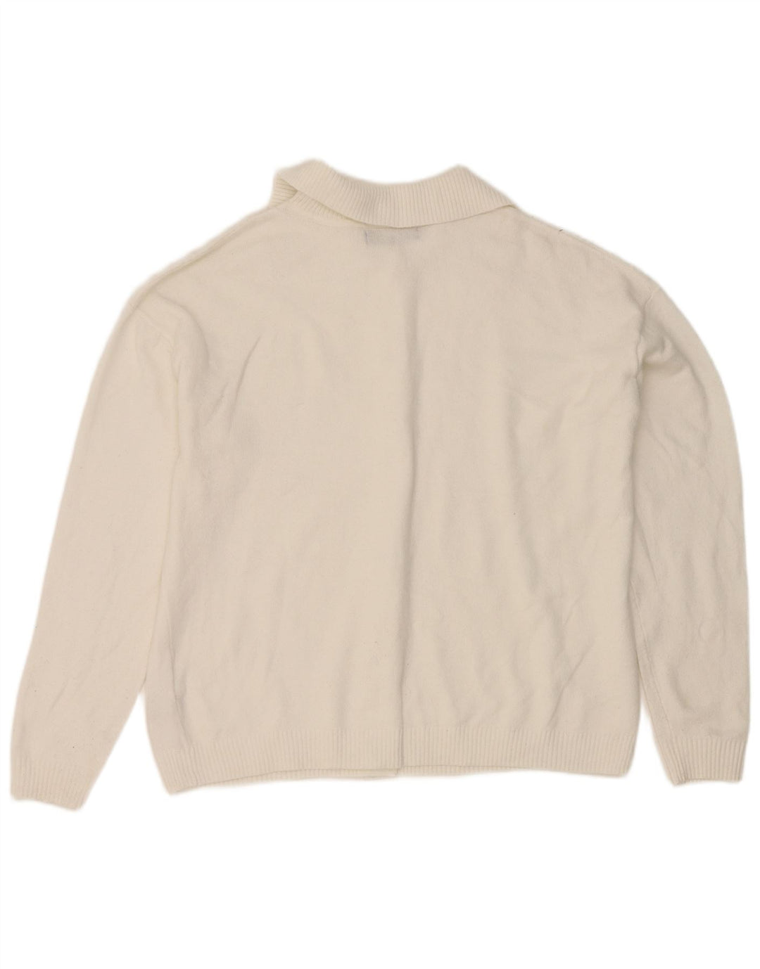 Marks & Spencer Damen-Cardigan-Pullover UK 14 Mittelweißes Polyester