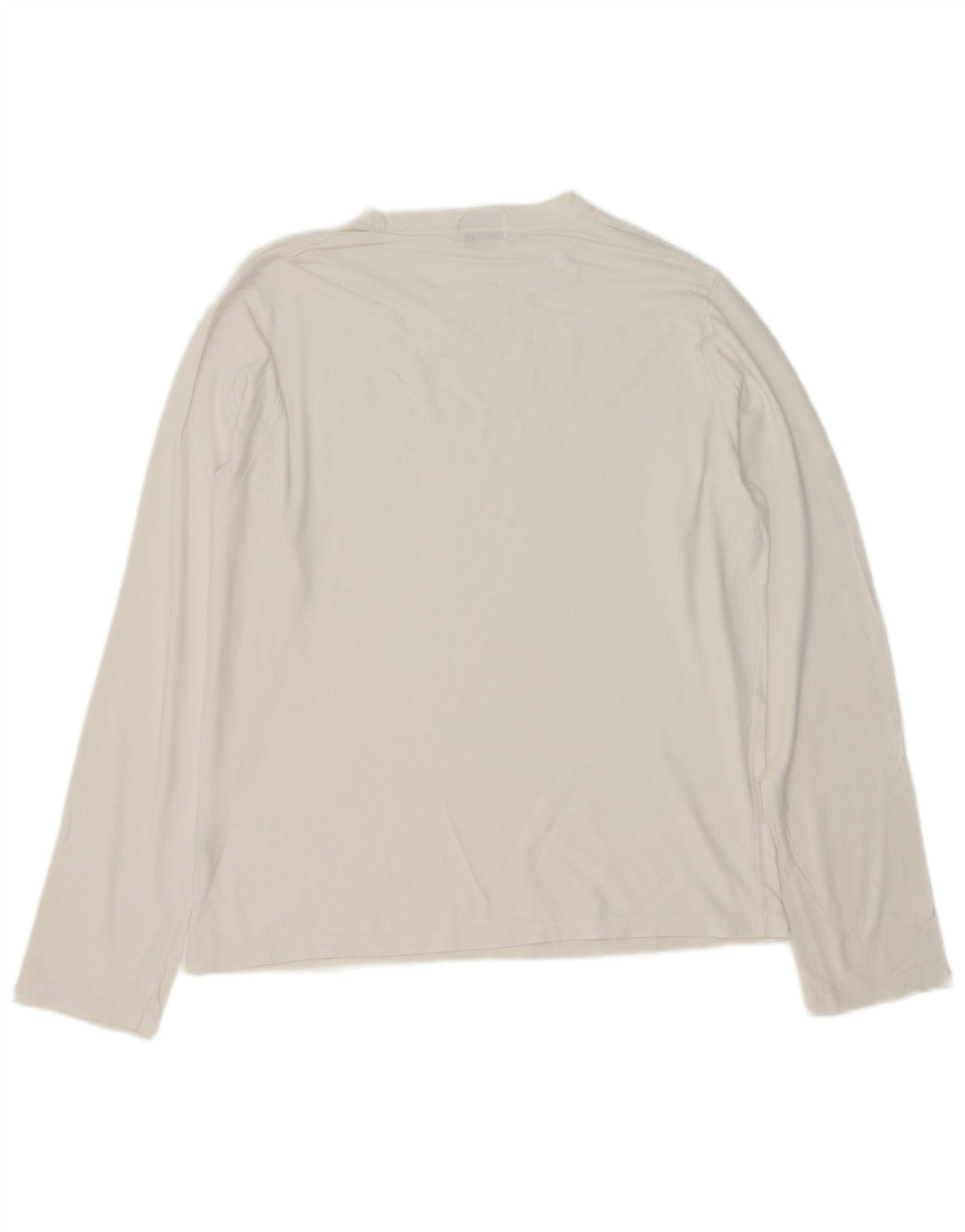 LEVI'S Herren-Top, langärmelig, groß, weiße Baumwolle