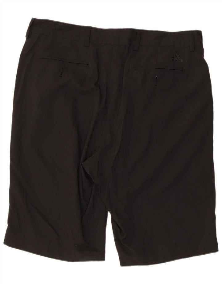 ADIDAS Mens Chino Shorts W38 XL Black Polyester