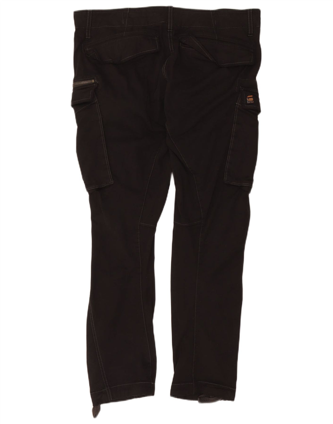 G-STAR Herren Slim Cargohose W36 L32 Schwarze Baumwolle