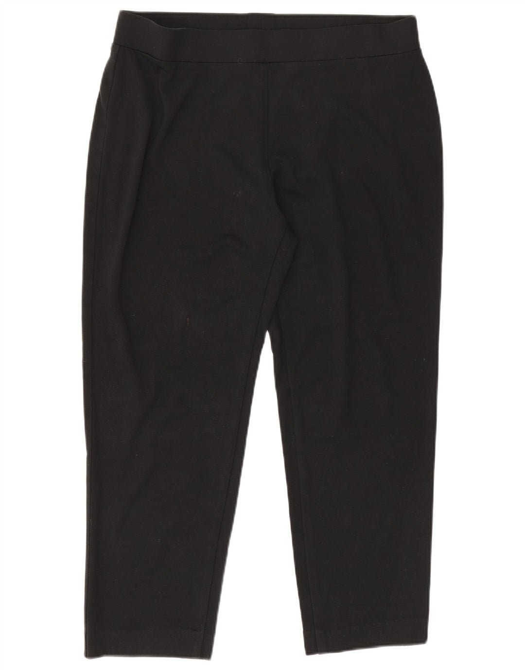 Marks & Spencer Damen Crop Leggings UK 16 Large Schwarze Viskose