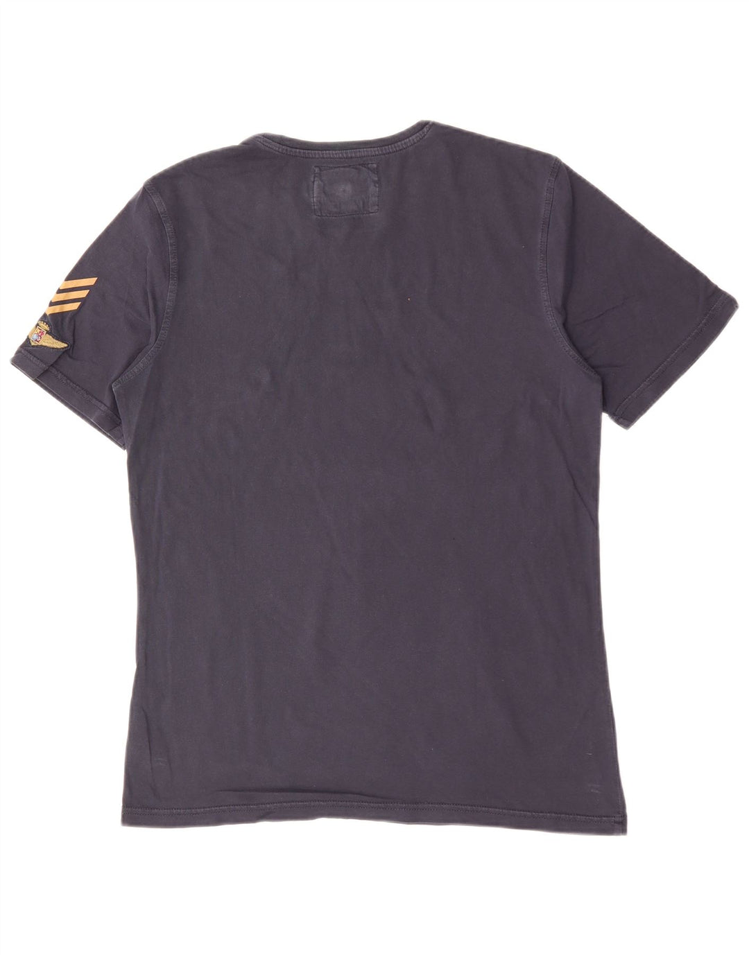 AVIAZIONE NAVALE Herren-T-Shirt mit Grafik, groß, marineblau, Baumwolle