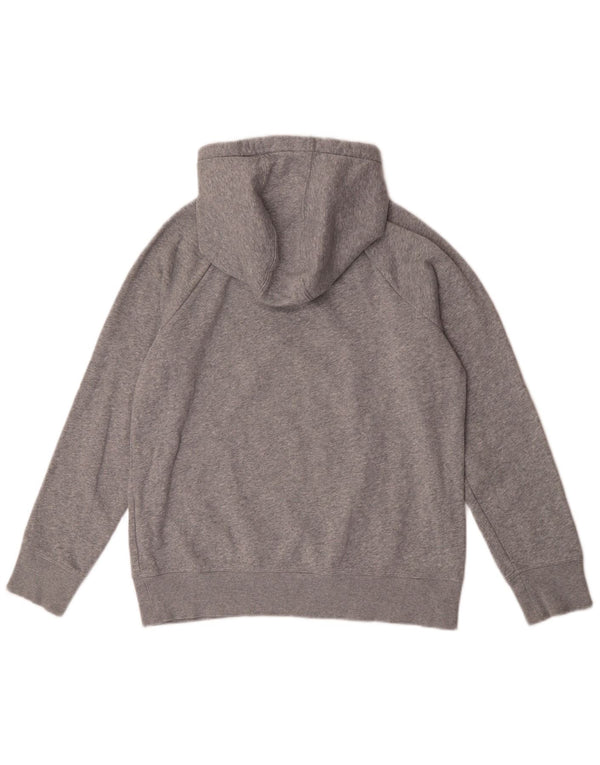 Under Armour Womens Graphic Oversized Hoodie Pullover UK 10 Small Graue Baumwolle