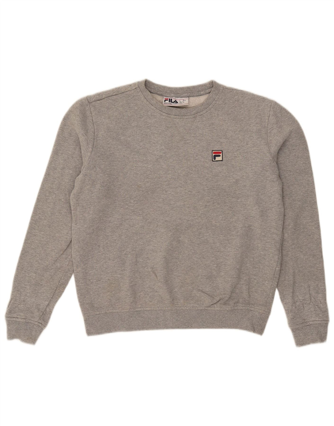 Fila Damen-Sweatshirt in Übergröße, Gr. 10, Größe S, Grau, Baumwolle