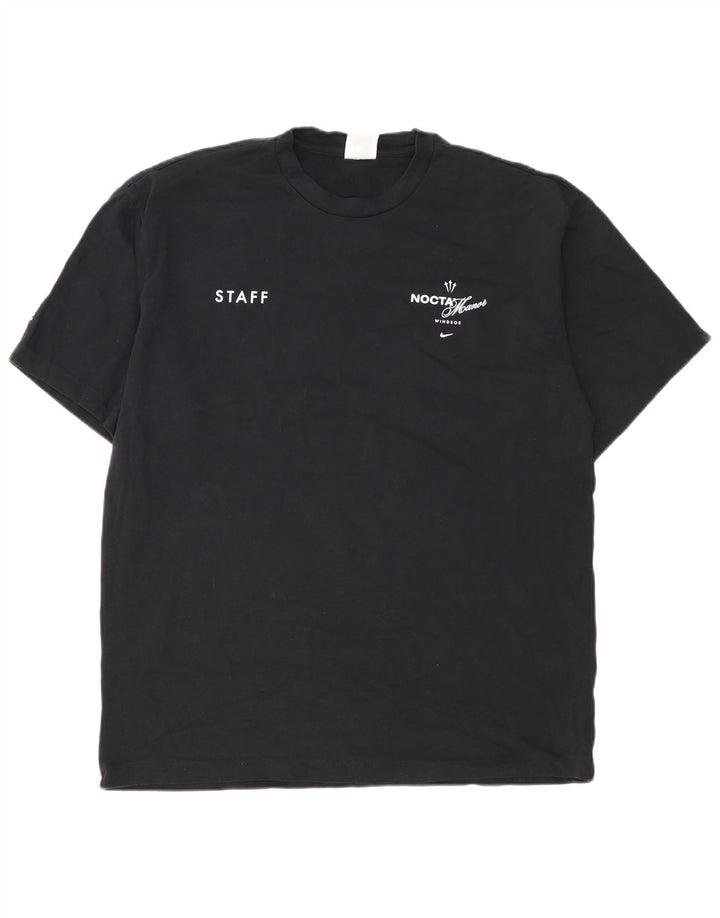 Nike Herren-T-Shirt mit Grafik, groß, aus schwarzer Baumwolle