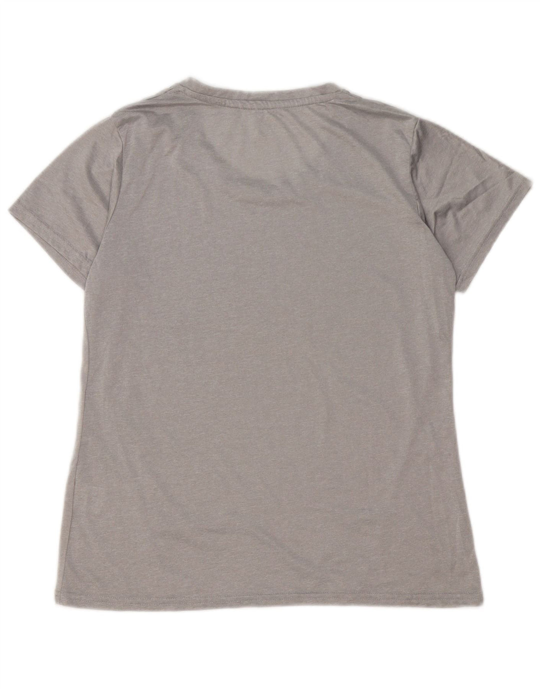 REEBOK Damen T-Shirt Top UK 16 Large Grau Polyester