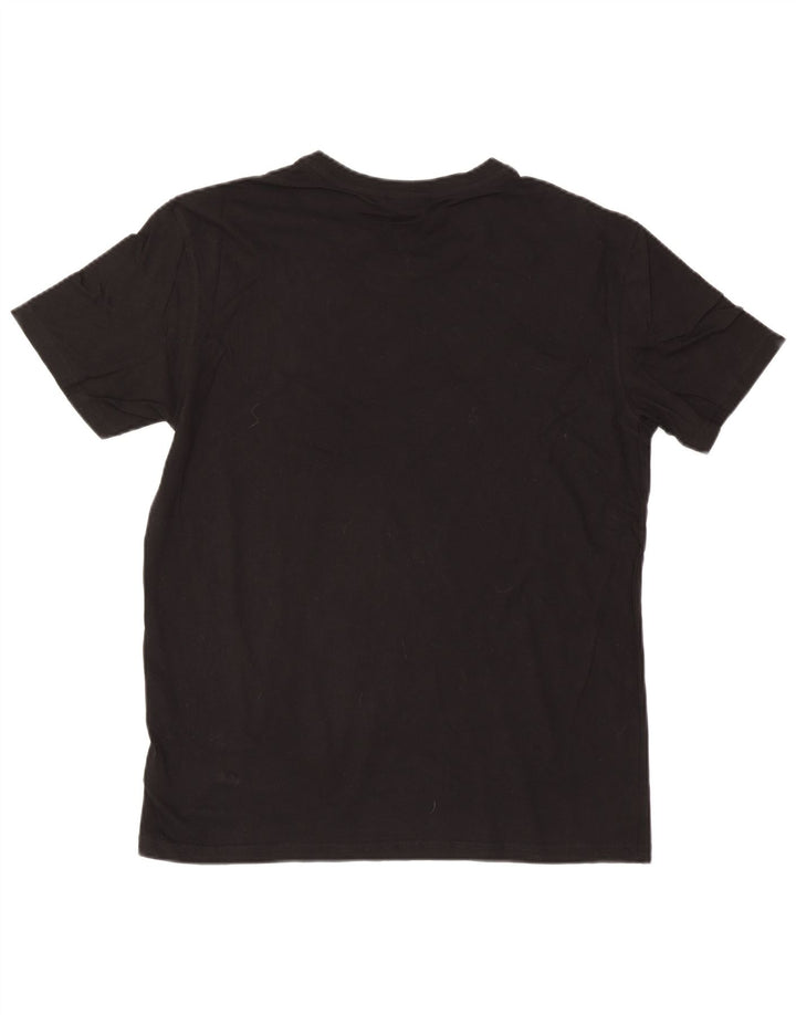 Fila Herren Grafik T-Shirt Top XL Schwarz