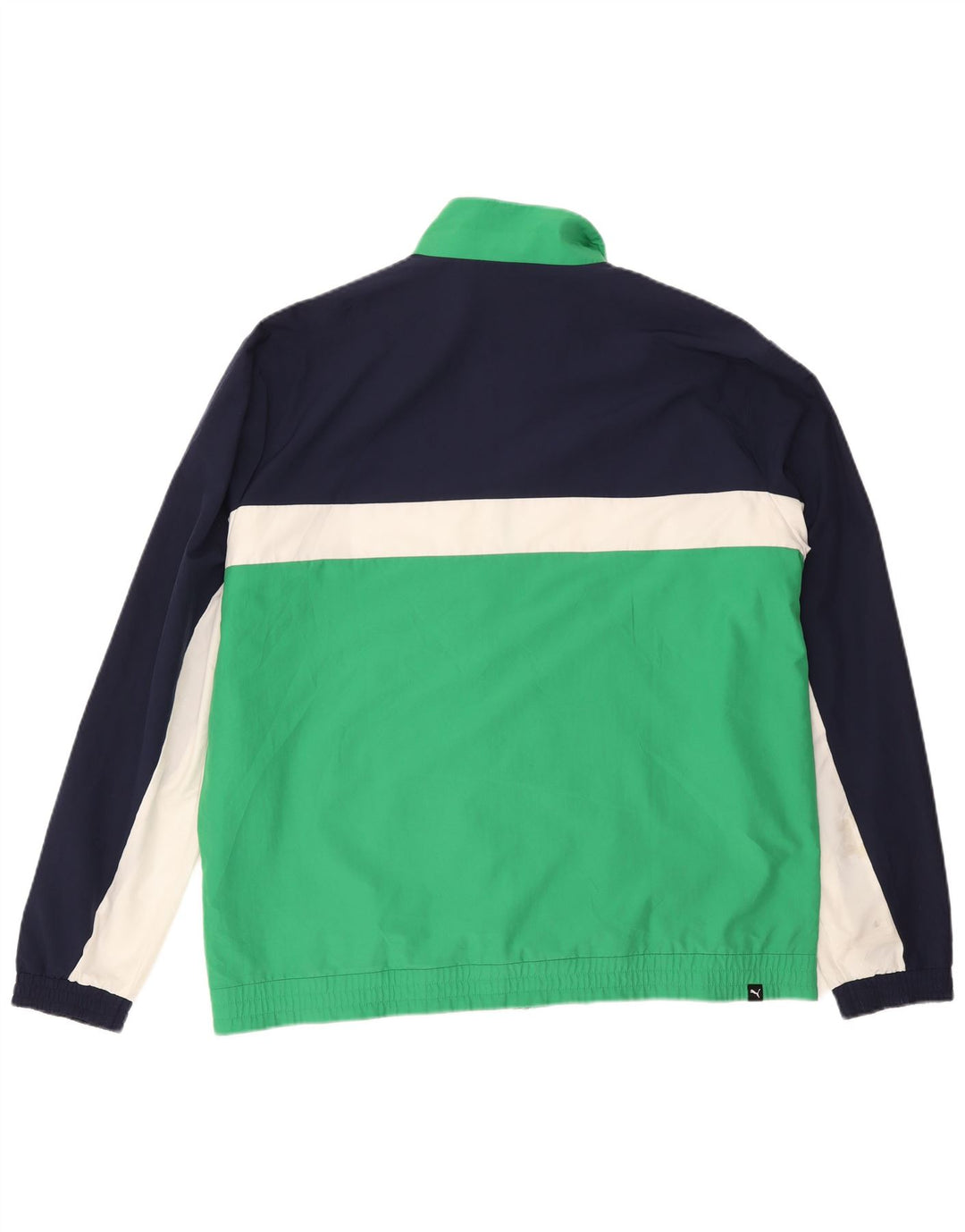Puma Herren-Trainingsanzugoberteil, Jacke, 2XL, Marineblau, Farbblock-Polyester
