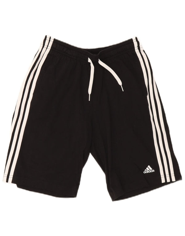 ADIDAS Sportshorts für Jungen, 13–14 Jahre, schwarze Baumwolle