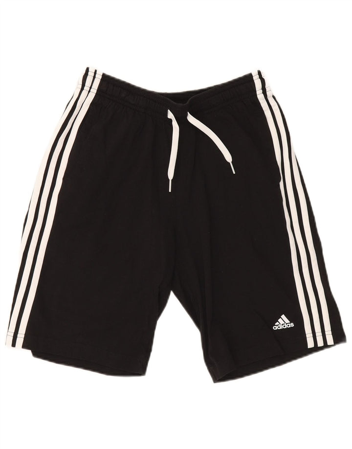 ADIDAS Sportshorts für Jungen, 13–14 Jahre, schwarze Baumwolle