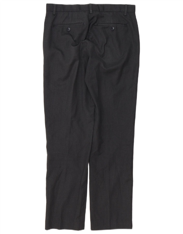 Calvin Klein Herren Straight Chino Hose W29 L30 Schwarz Polyester