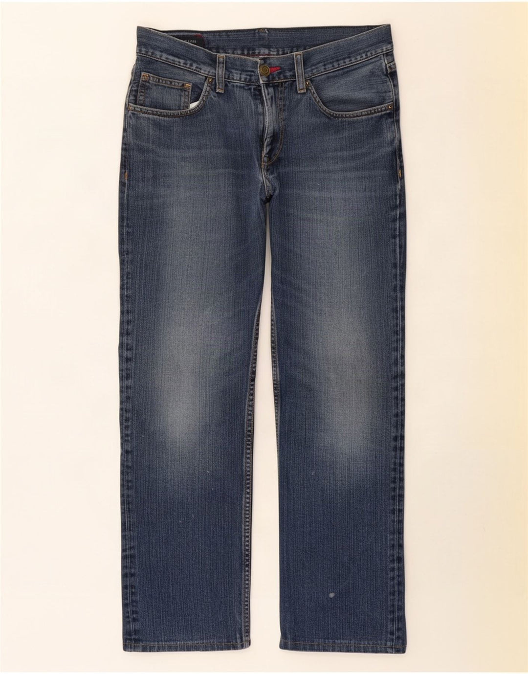 Tommy Hilfiger Herren-Crop-Jeans W32 L26 Blau