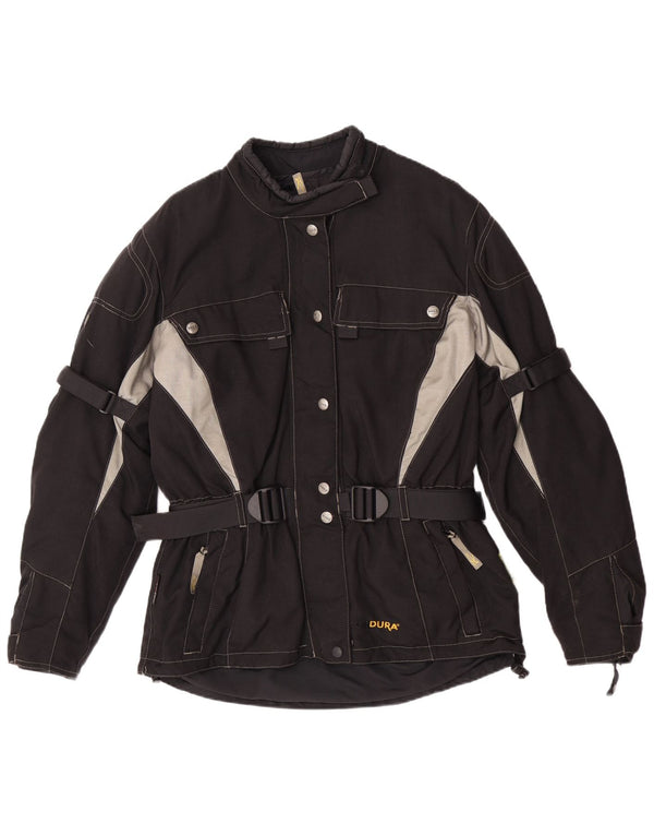 POLO Damen-Motorradrennjacke UK 14 Medium Black Colourblock