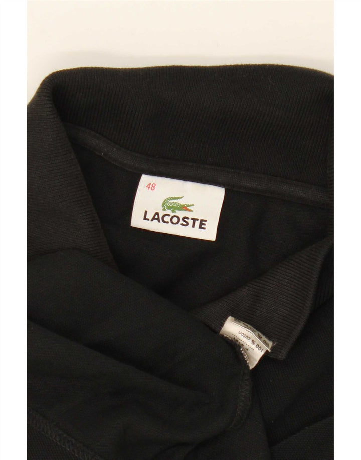 Lacoste Damen ärmelloses Poloshirt Größe 48 XL Schwarz