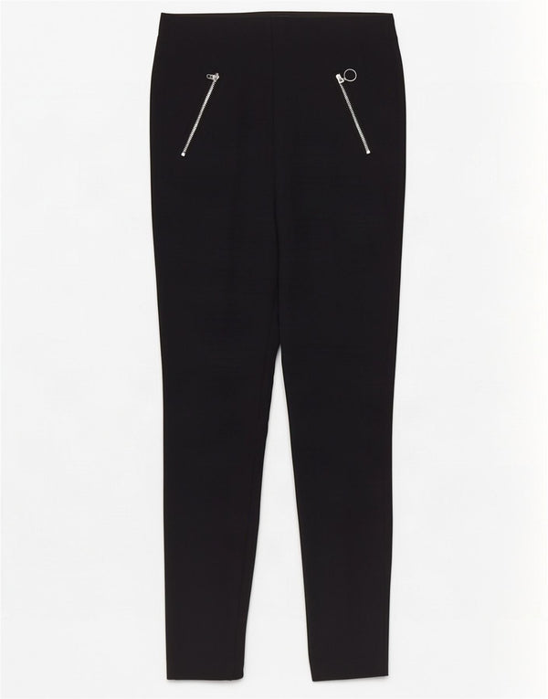 Marks & Spencer Damen Skinny Freizeithose UK 10 Small W28 L28 Schwarz