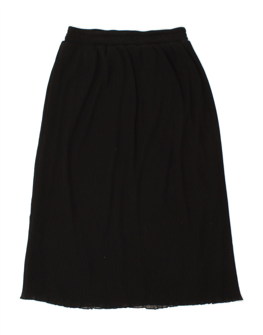 ST MICHAEL Womens A-Line Skirt UK 12 Medium W30  Black Polyester Vintage St Michael and Second-Hand St Michael from Messina Hembry 