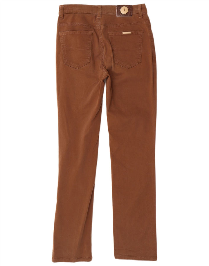 Trussardi Damen Slim Freizeithose W25 L27 Braun