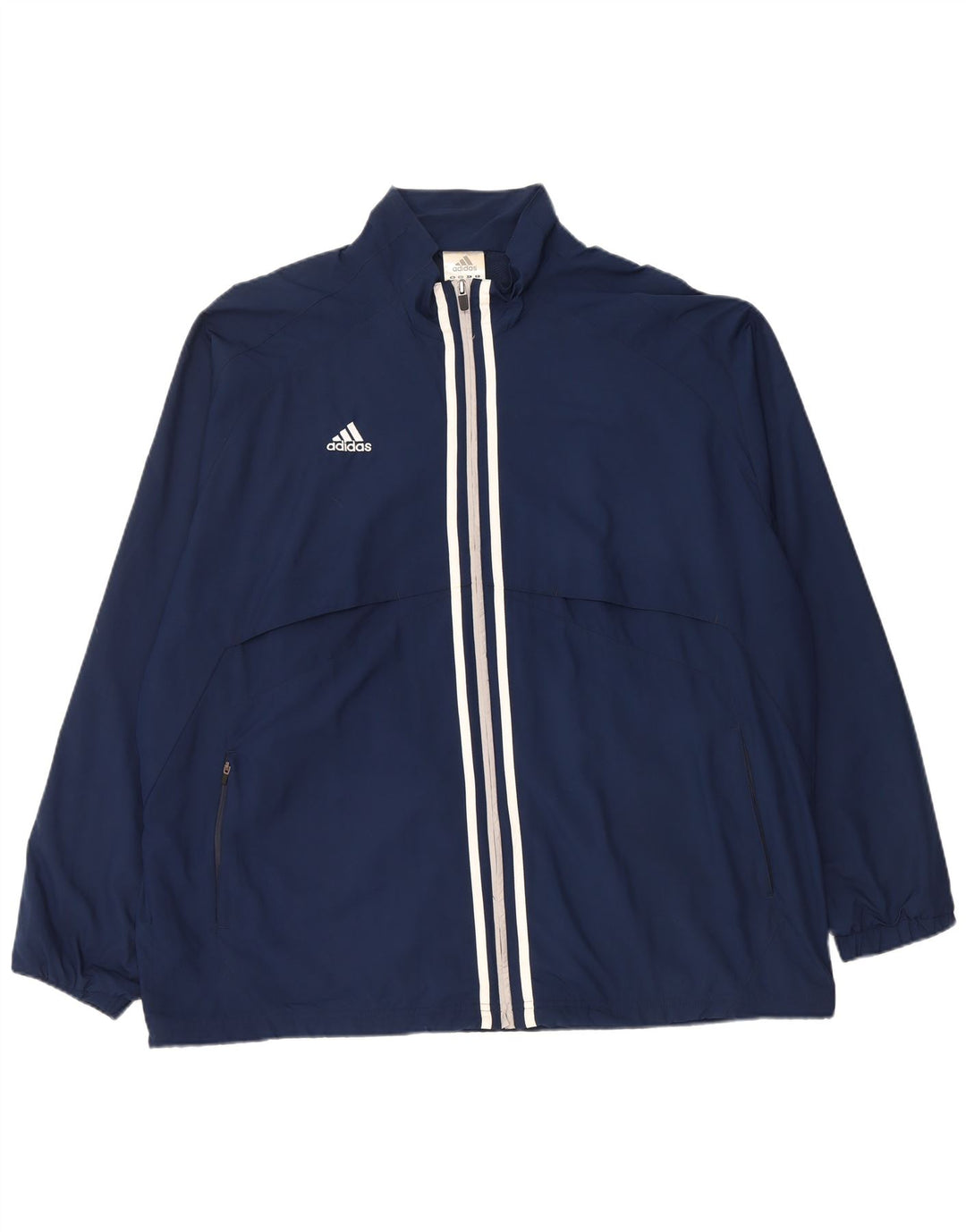 Adidas Herren Climalite Regenjacke UK 42 XL Marineblau Polyester