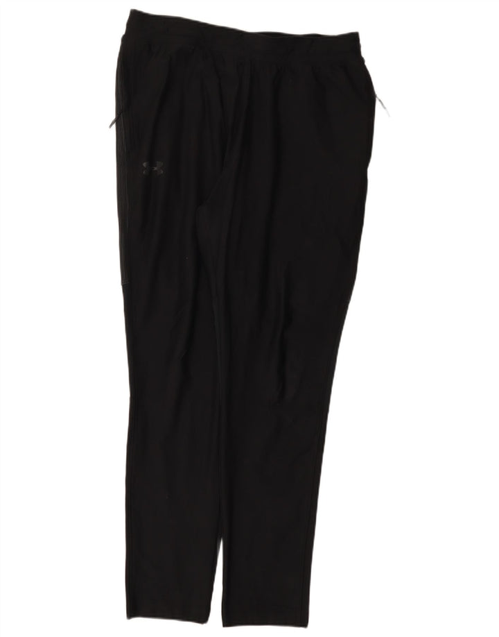 Under Armour Damen-Trainingshose mit taillierter Passform, UK 14, Größe L, Schwarz, Polyester