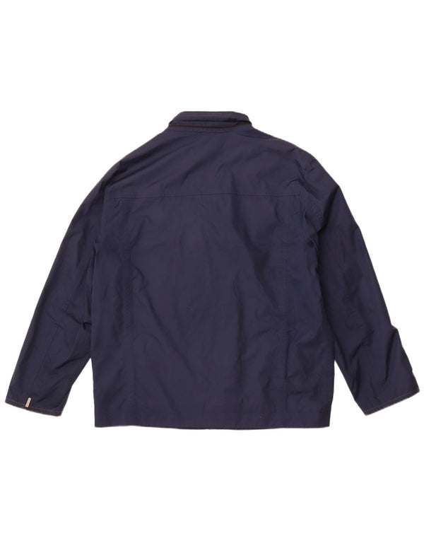 TIMBERLAND Herren Regenjacke UK 40 Large Blau Polyester