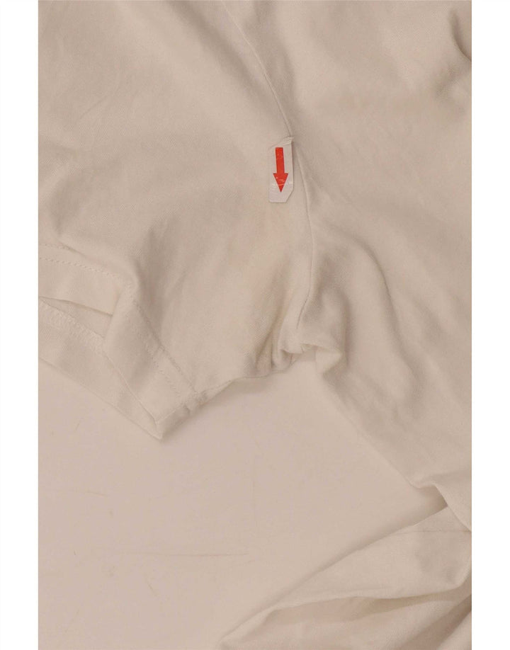 Puma Herren-T-Shirt mit Grafik, groß, aus weißer Baumwolle