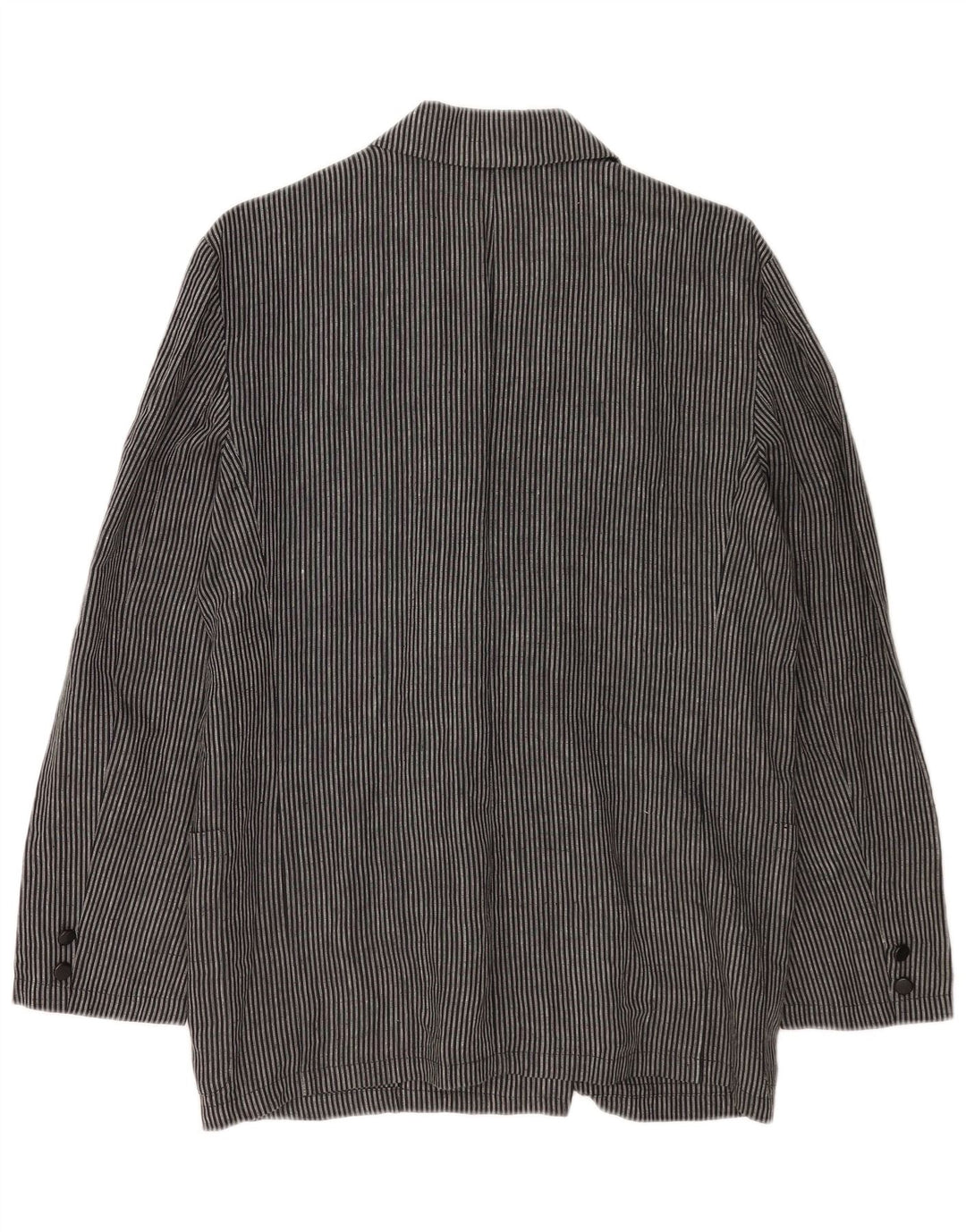 Pancaldi & B Damen Blazer Jacke UK 16 Large Grau Nadelstreifen