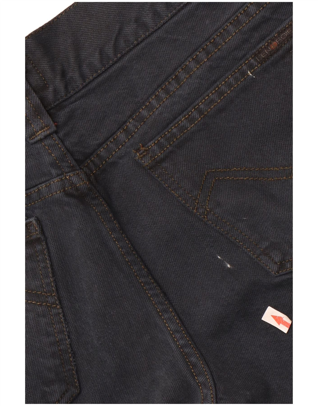 Energie Damen Schlagjeans W33 L35 Marineblaue Baumwolle