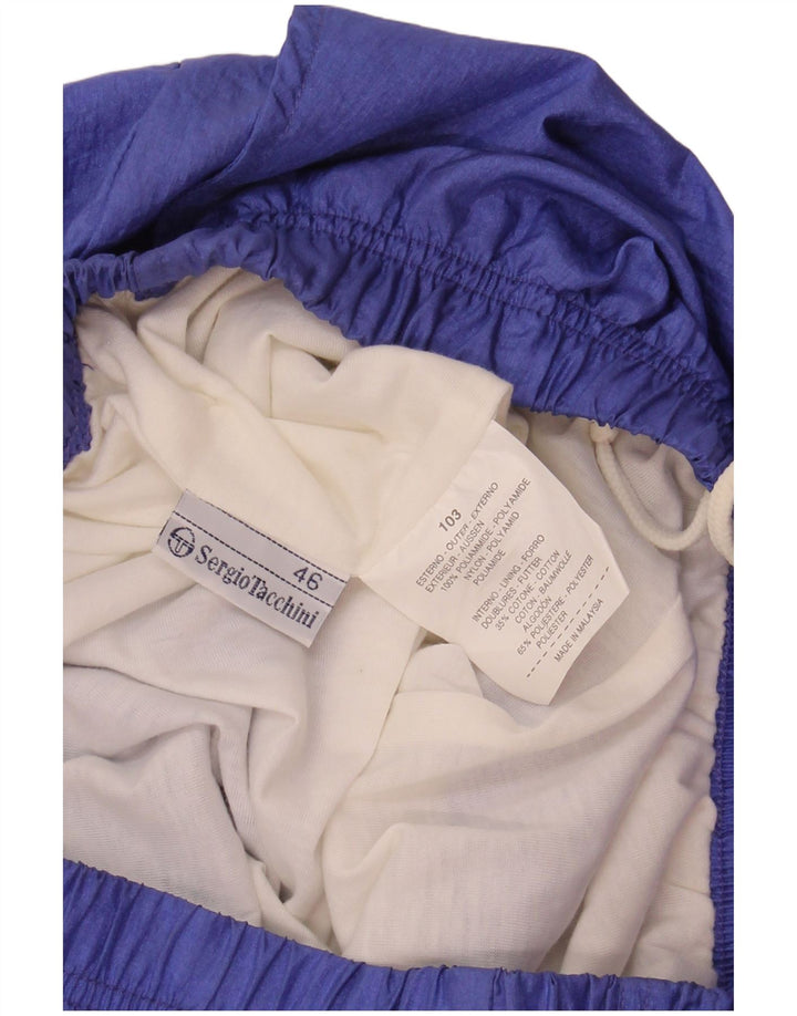 SERGIO TACCHINI Herren-Trainingshose, Jogginghose, Größe 46, kleines blaues Nylon