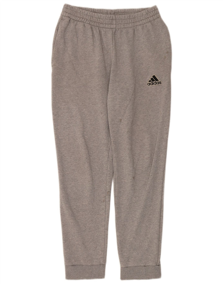 Adidas Herren Trainingshose Jogger mittelgraue Baumwolle