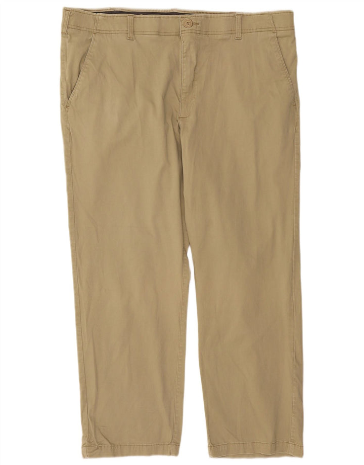 LEE Herren X-treme Comfort Straight Chino Hose W40 L29 Beige Baumwolle