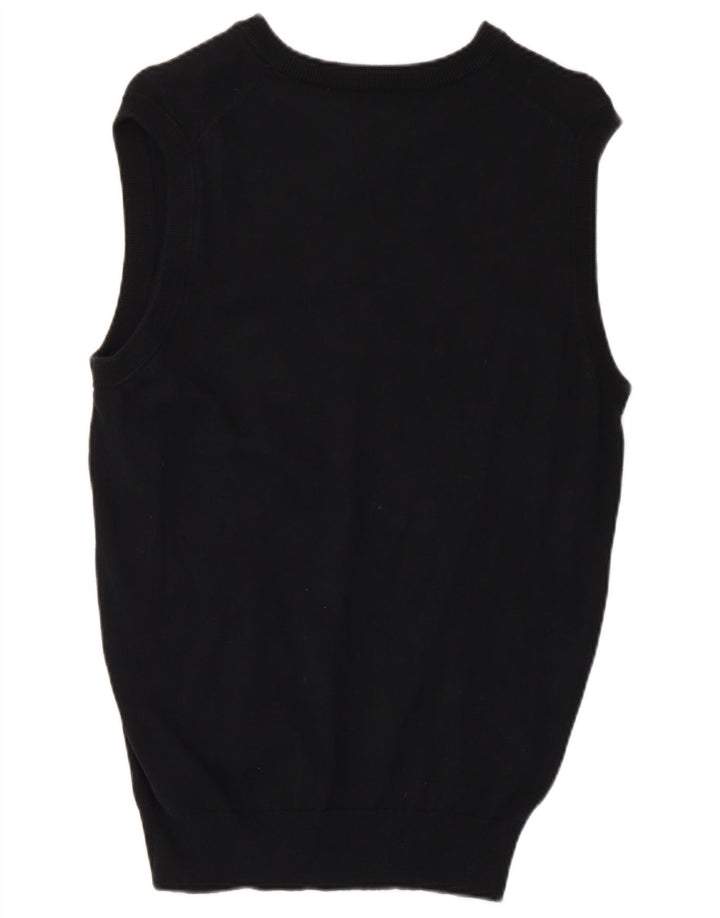 Chaps Herren-Tanktop aus schwarzer Baumwolle, Größe S