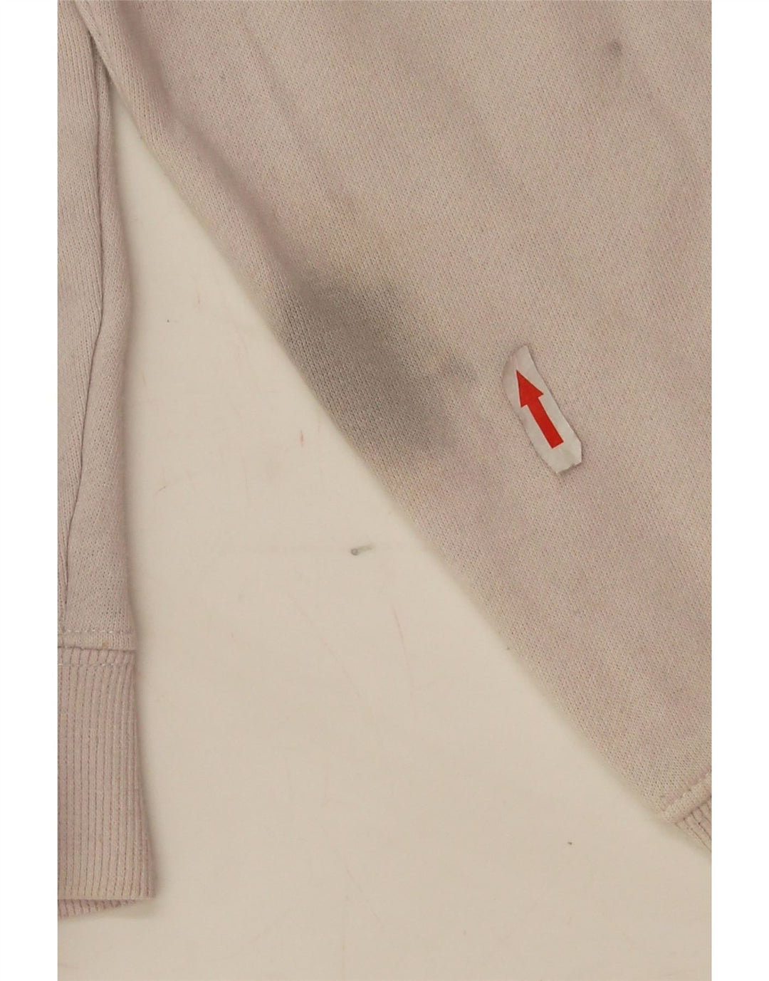 Fila Damen Übergroßer Crop-Sweatshirt-Pullover UK 16 Large Off White