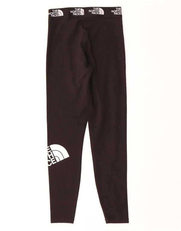 The North Face Womens Graphic Leggings UK 6 XS Schwarz Baumwolle