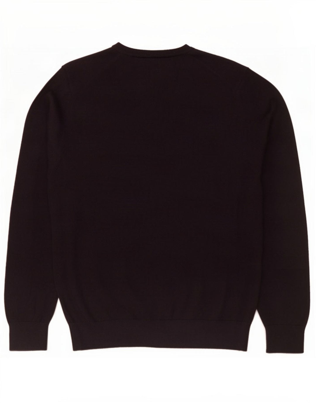 Marks & Spencer Herren-Pullover mit Rundhalsausschnitt, mittelviolette Merinowolle