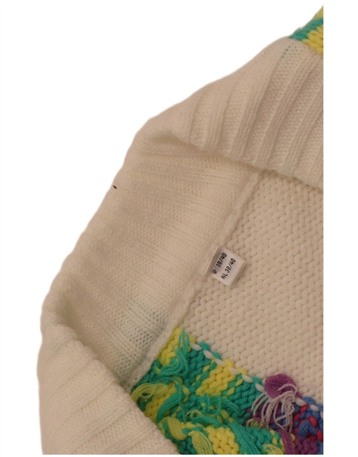 Vintage Damen Cardigan Pullover EU 38/40 Medium Mehrfarbig Geometrisch