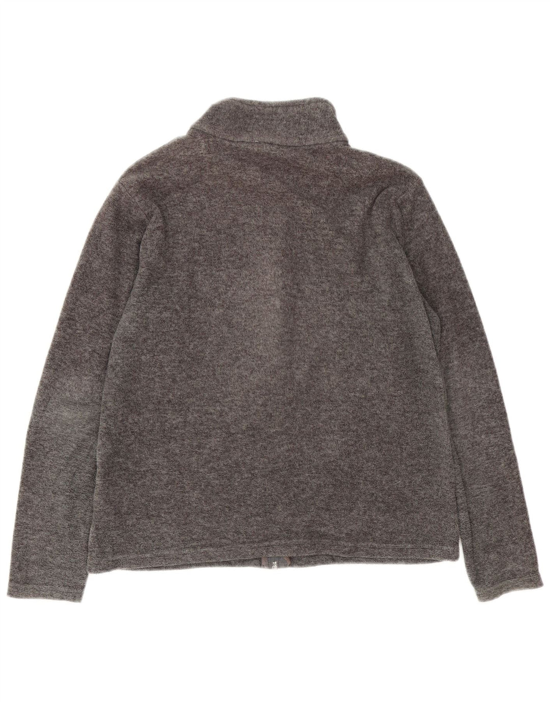Marks & Spencer Damen Fleecejacke UK 16 Large Grau Polyester