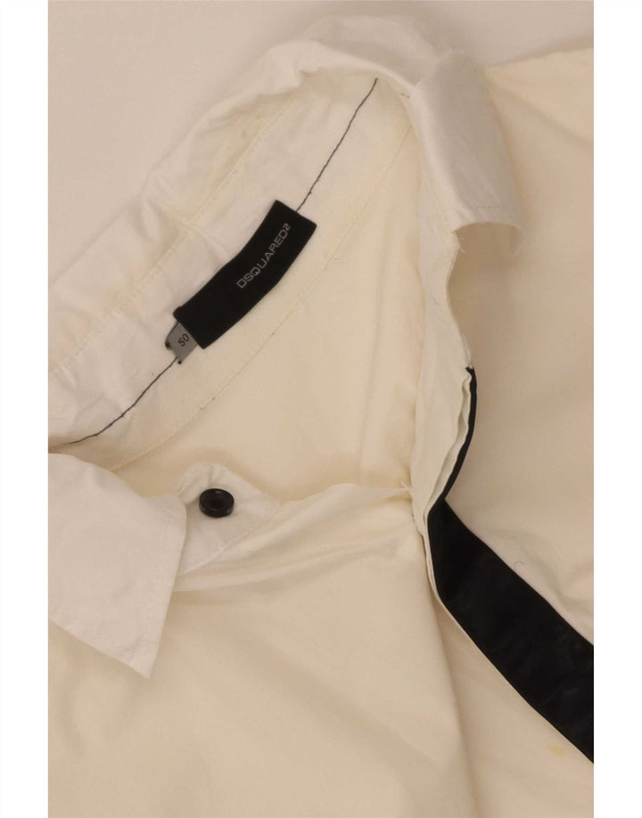 Dsquared2 Herrenhemd IT 50 Medium Weiß