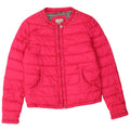 GUESS Damen Wattierte Jacke UK 12 Mittelrosa Polyamid