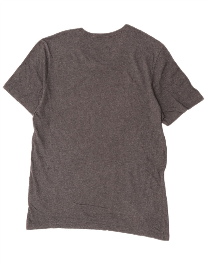 Hugo Boss Herren T-Shirt Top mittelgraue Baumwolle