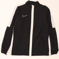Nike Herren Dri Fit Trainingsanzug-Top-Jacke, großes schwarzes Farbblock-Polyester