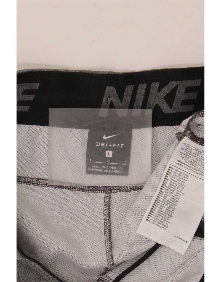 Nike Herren Dri Fit Trainingshose Joggers Large Grau Polyester