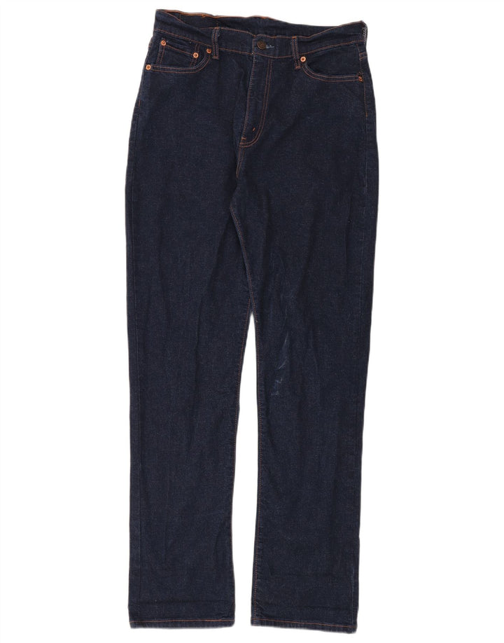 Levi's Herren 583 Straight Jeans W33 L32 Marineblaue Baumwolle