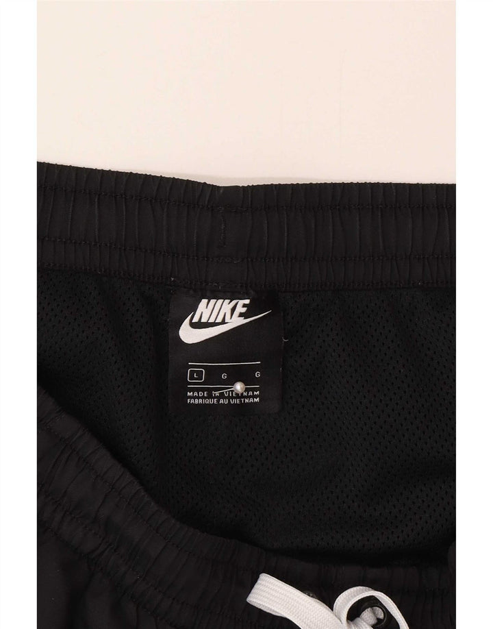 Nike Herren-Badeshorts, groß, aus schwarzem Polyester