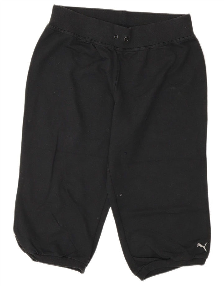 Puma Damen Bermuda Sport Shorts UK 10 Small Schwarz