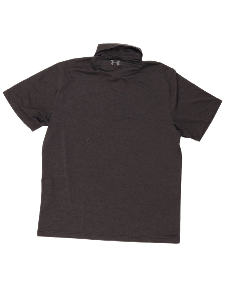 Under Armour Herren-Poloshirt, großes schwarzes Polyester