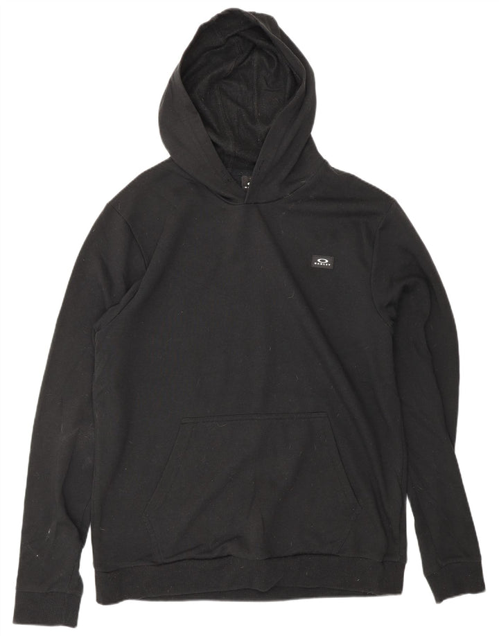 OAKLEY Herren-Kapuzenpullover mit normaler Passform, Mittelschwarzes Polyester