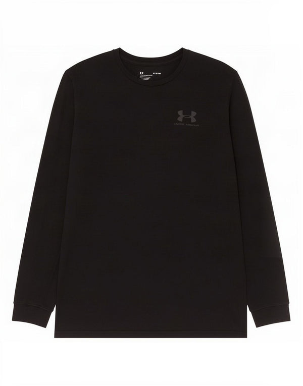 Under Armour Mens Top Long Sleeve Medium Black