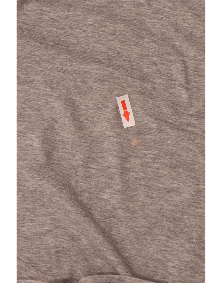 Nike Herren-T-Shirt mit Grafik, Größe S, graue Baumwolle