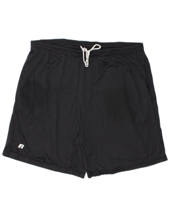 RUSSELL ATHLETIC Herren Sportshorts XL Schwarz Nylon